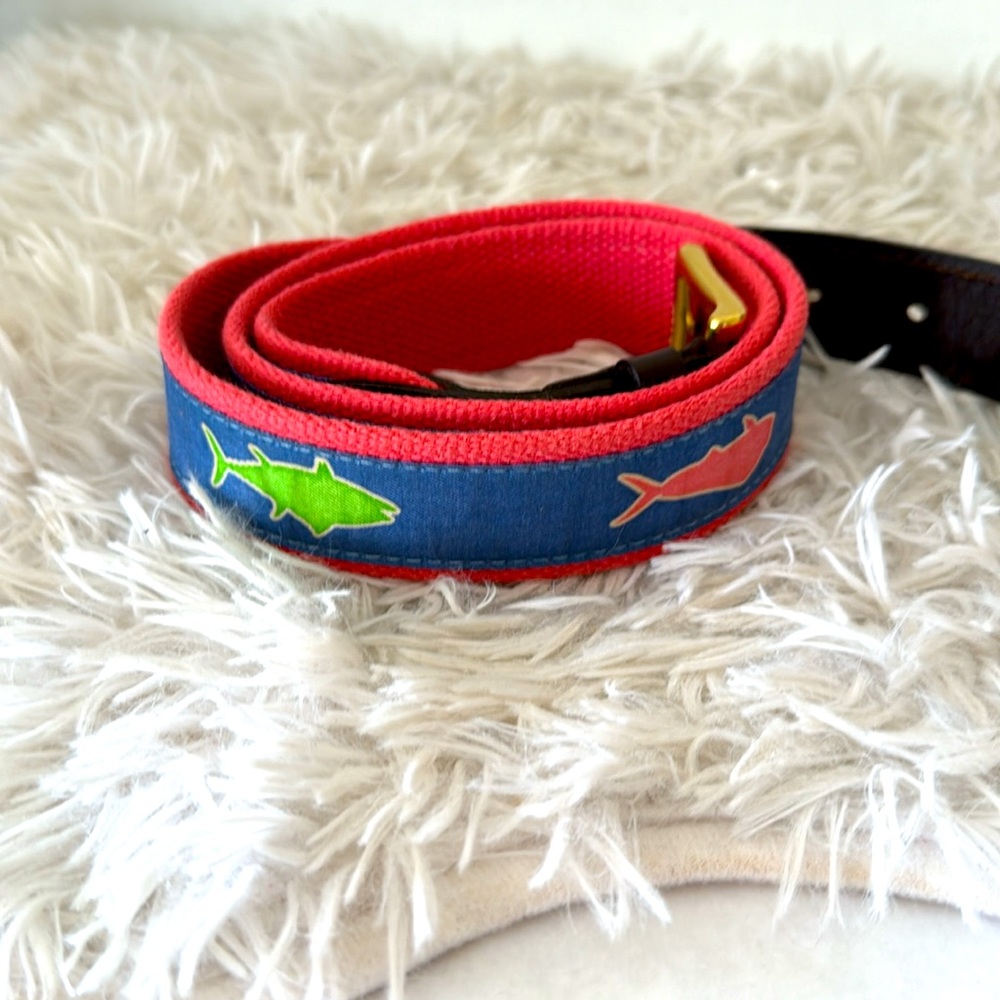 Vineyard Vines Multicolor Whales Belt View 6
